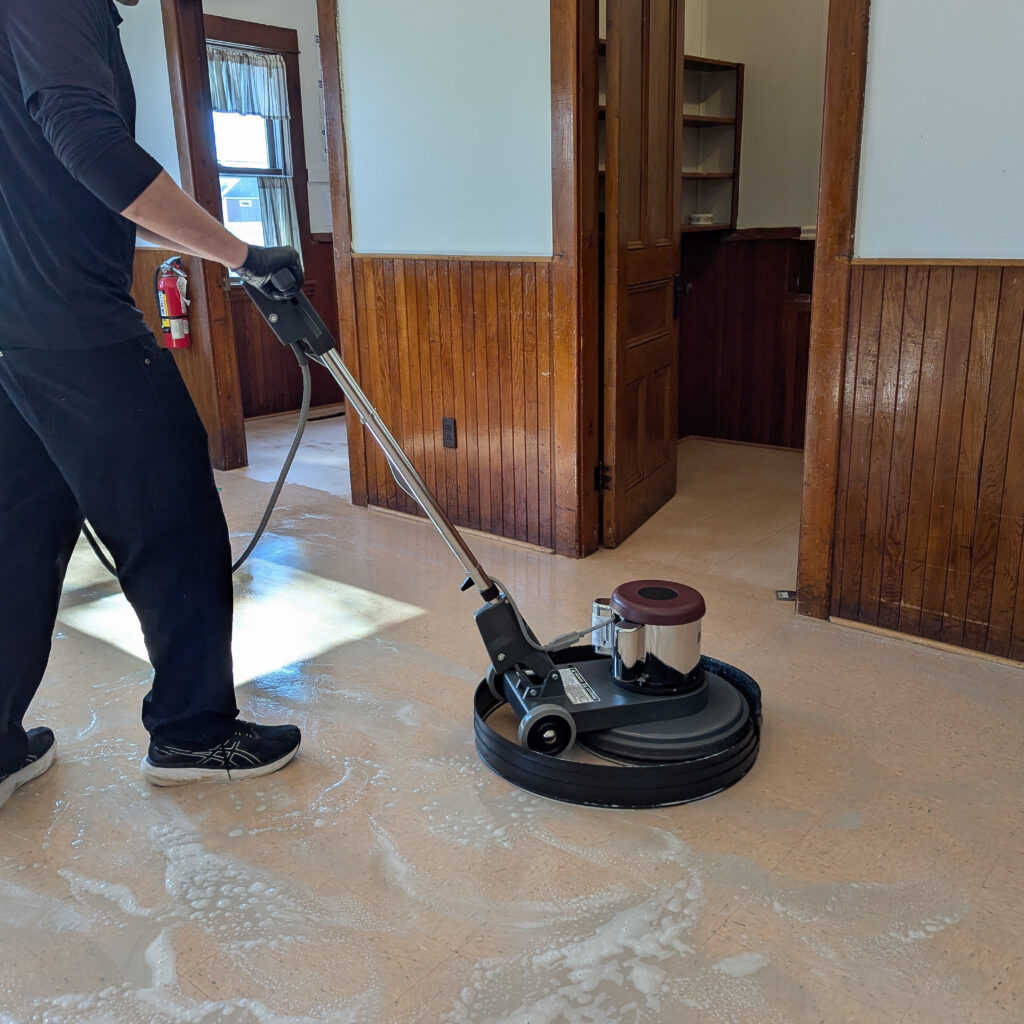 Stripping & Waxing Floors in Kentville